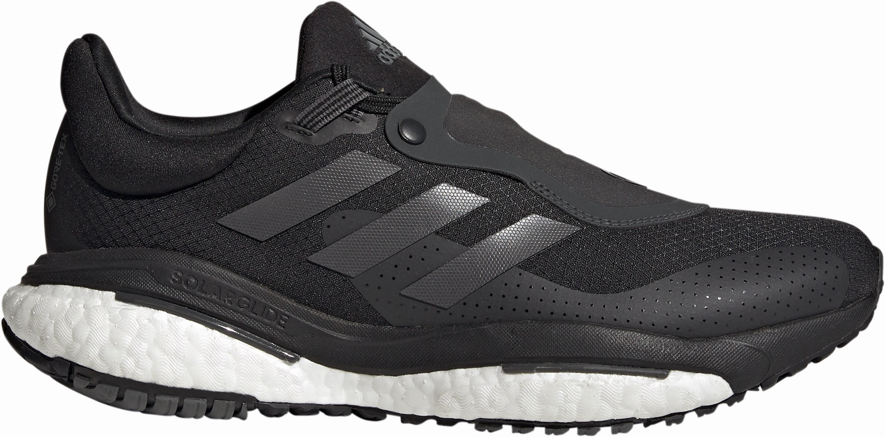 Neutral running Non Chafing Collar adidas Solar Glide 5 GORE-TEX Mens Running Shoes - Black