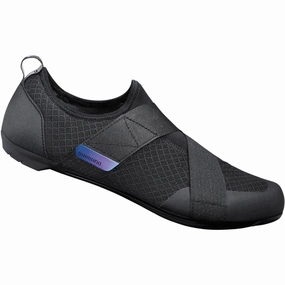 Shimano IC100 Unisex Indoor Spinning Cycling Shoes - Black Hypoallergenic Liner Easy Movement
