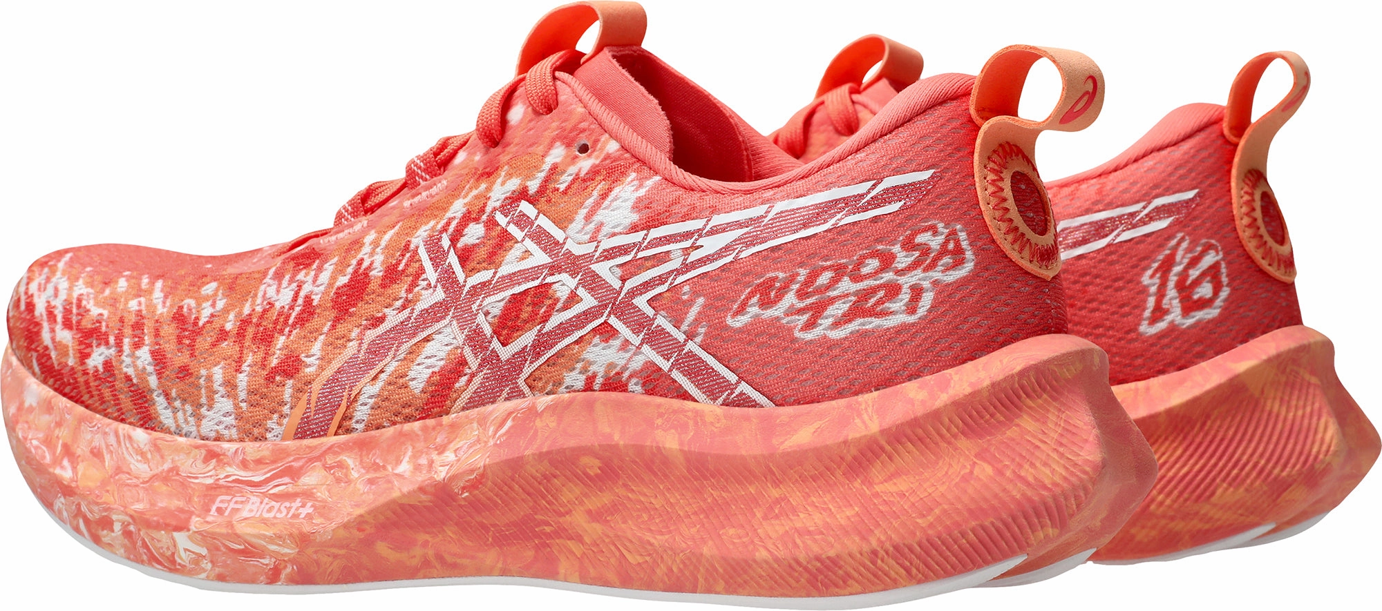 Asics Noosa Tri 16 Womens Running Shoes - Orange Oversized Collar heavy - weight design shoes
