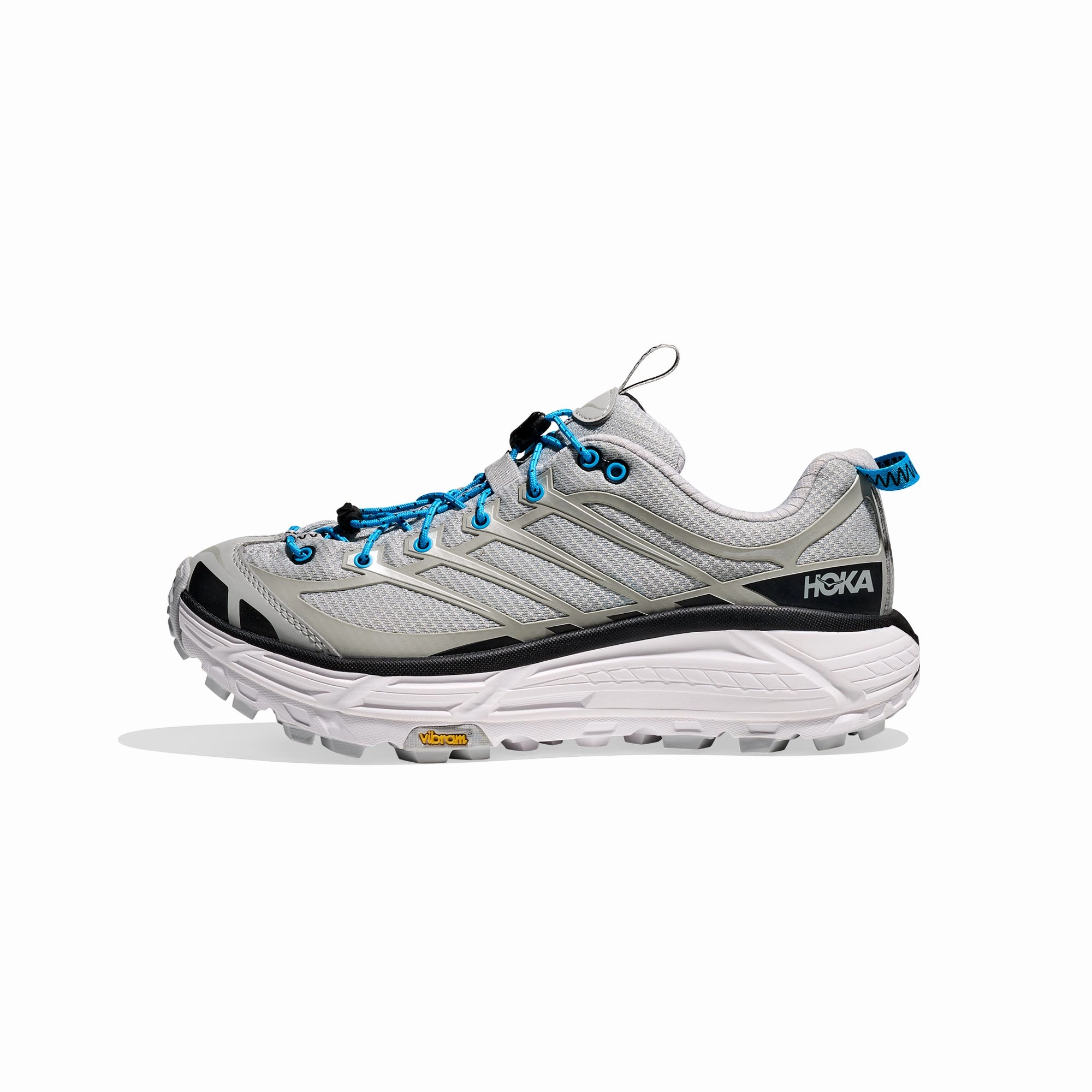 Flexible Traction Pattern running in a city park shoes Hoka U Mafate Three2 Shoes