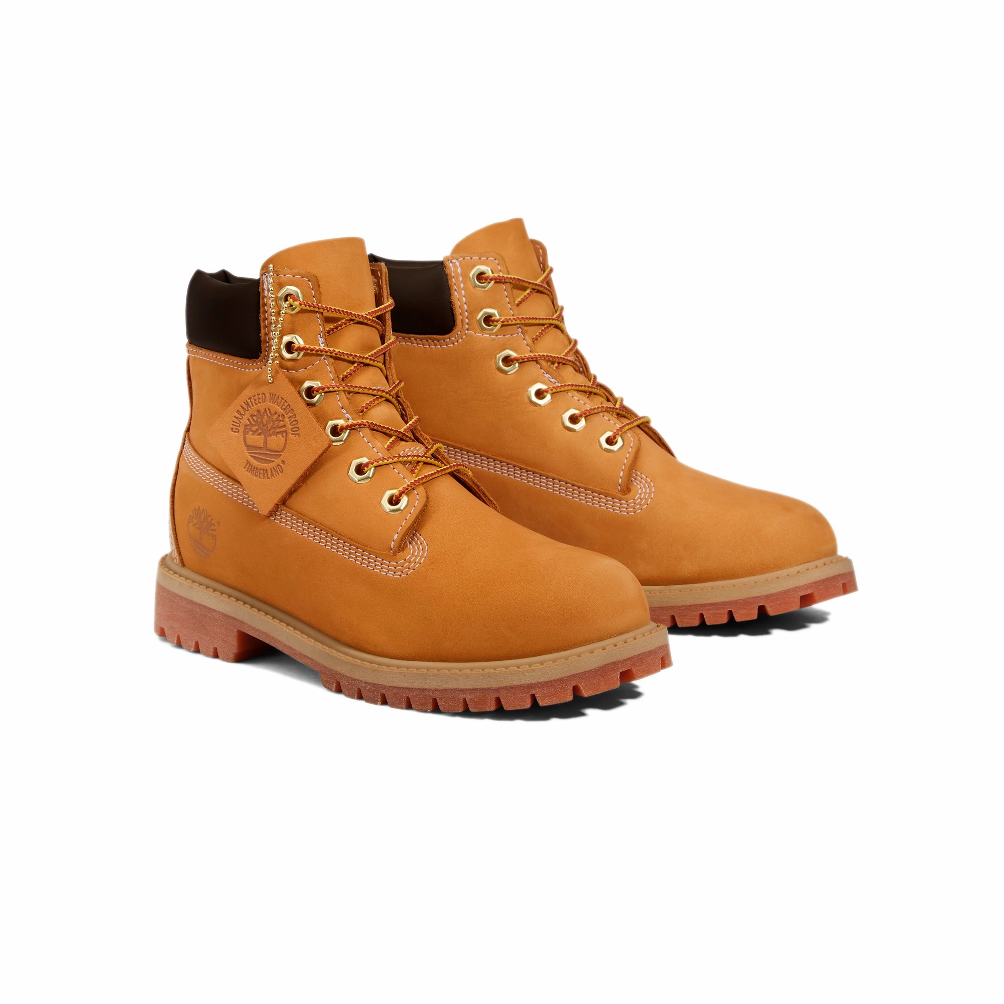 Reinforced toe box Timberland Kids Premium 6 Inch Lace Up Boots