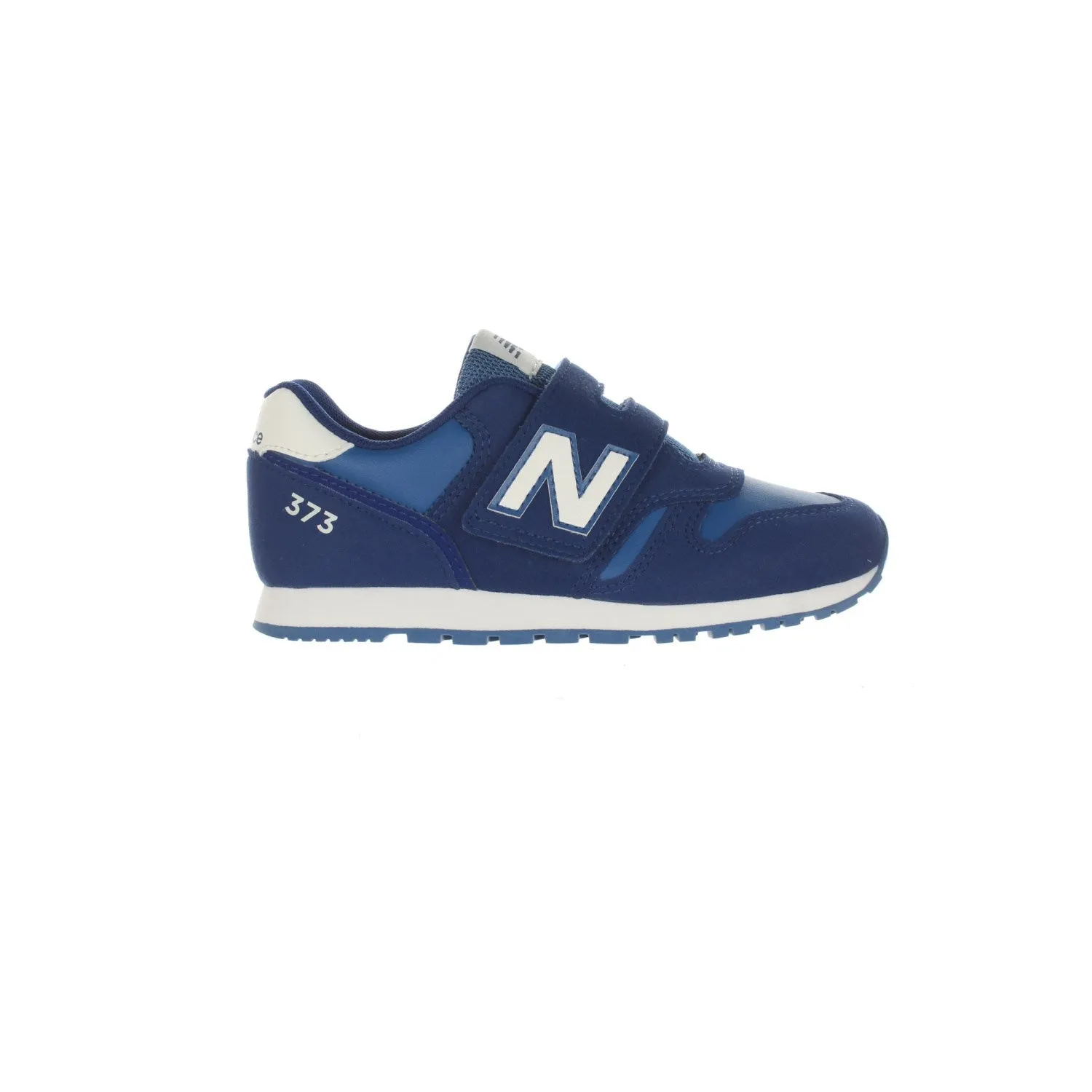 Classic Touch Slip-resistant durability New Balance Blue 373 Kids Hook & Loop Sneakers