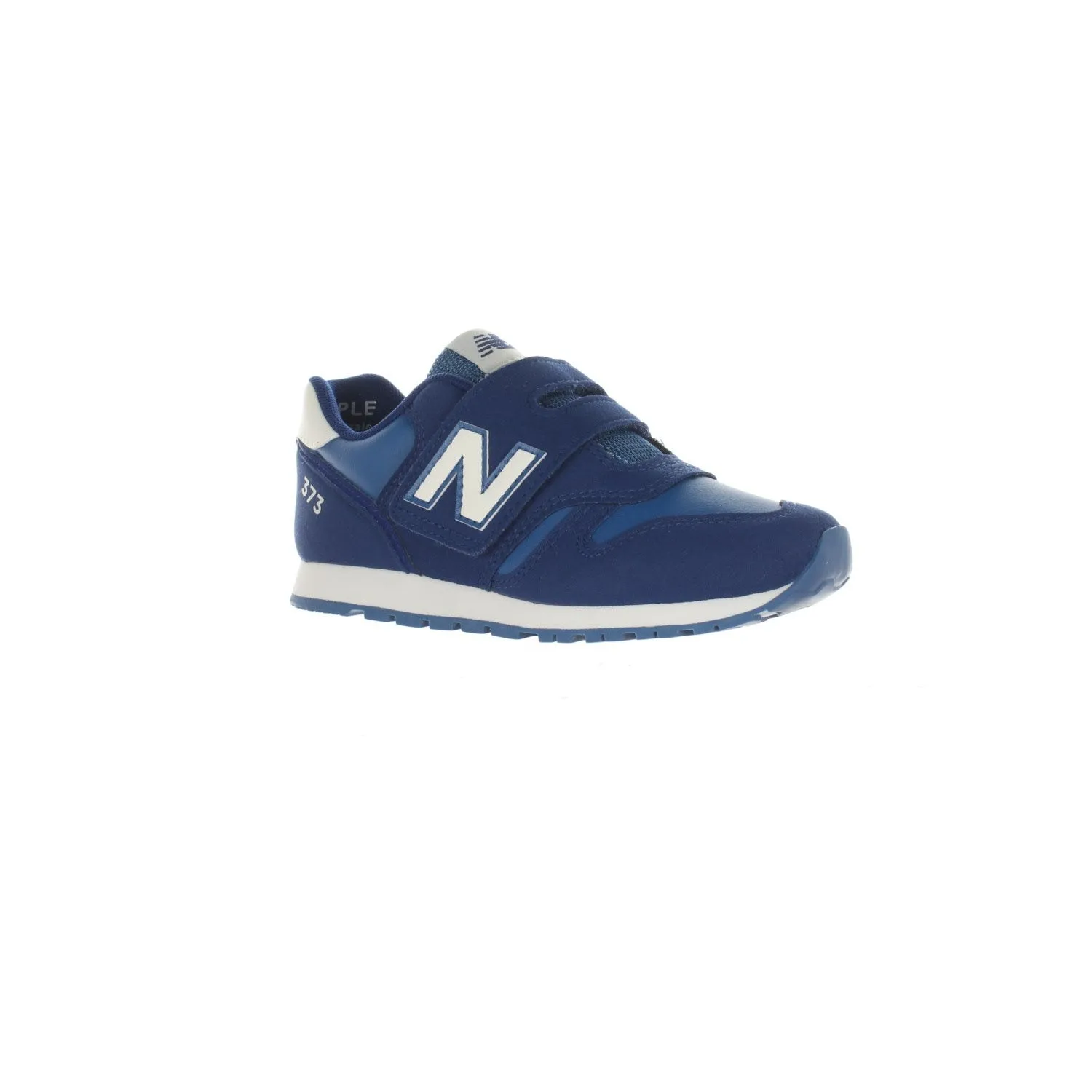 Energy Returning Heel New Balance Blue 373 Kids Hook & Loop Sneakers