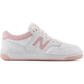 Energy Returning Foam Running Shoes New Balance BB480 Kids Sneakers White