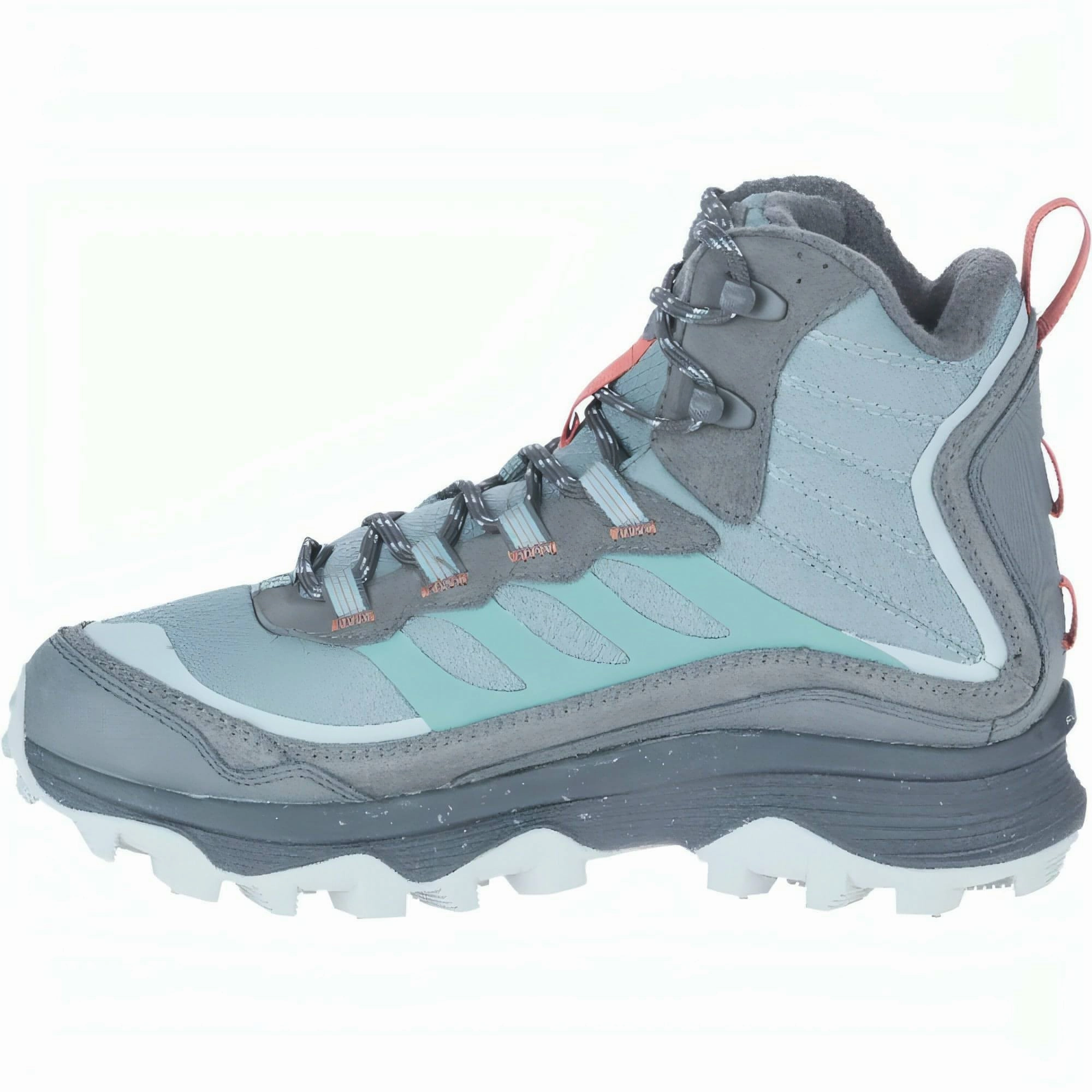 quick - release lacing Merrell Moab Speed Thermo Mid Waterproof Womens Walking Boots - Grey