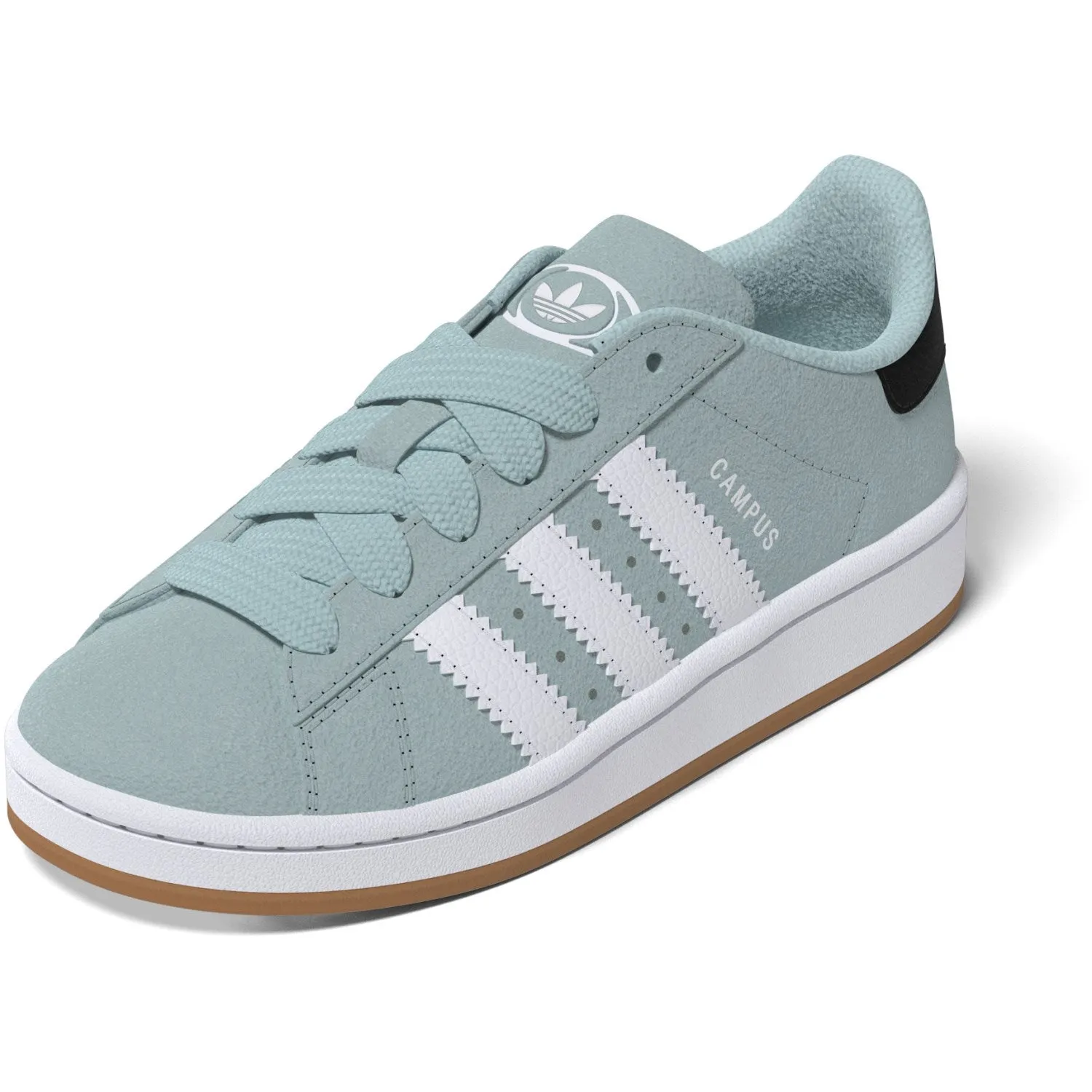 adidas Originals Semi Flash Aqua/Ftwr White/Gum 2 Campus 00S C Sneakers Compression Molded Heel Fast Lane