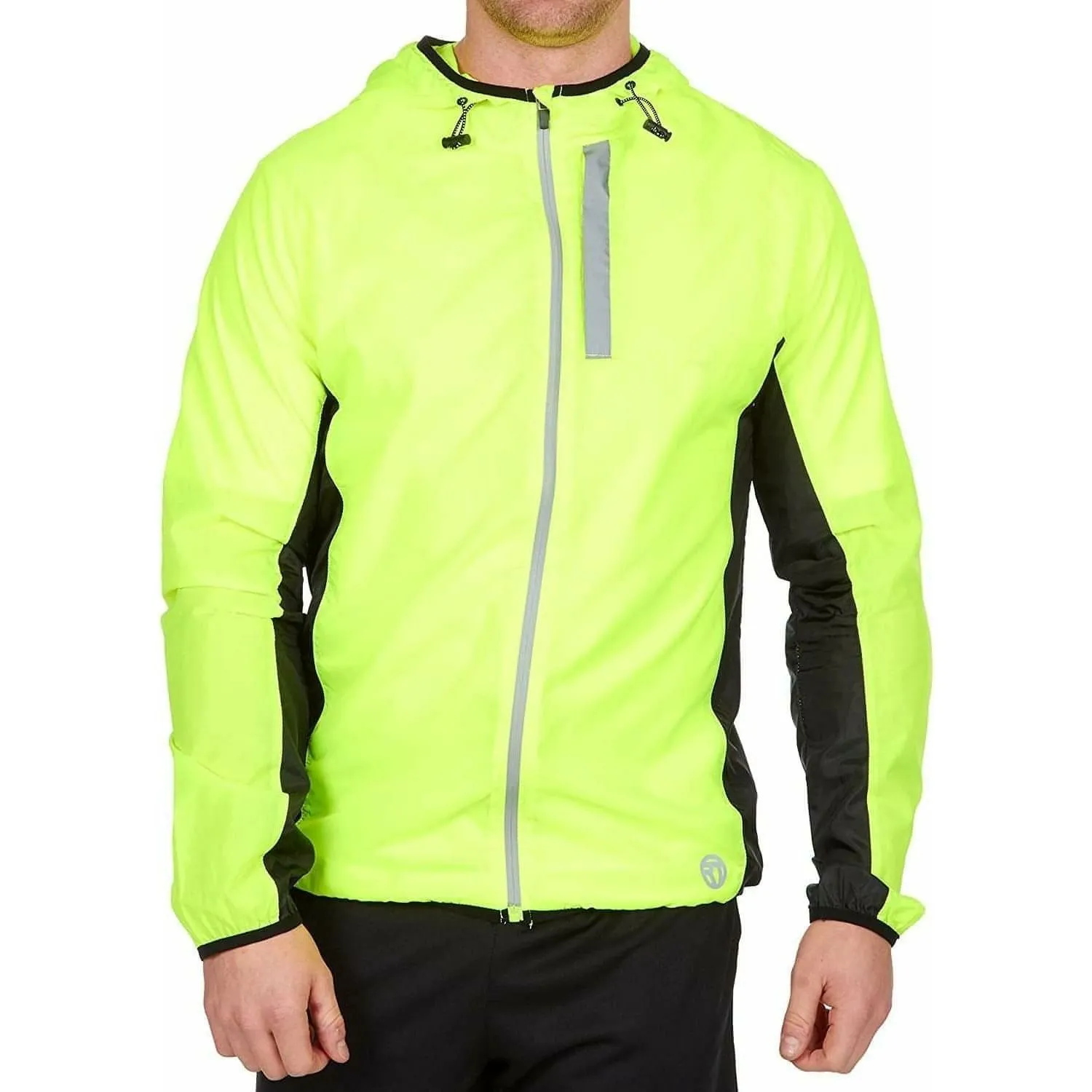 Aftershave Red Tag Quick Dry Lightweight Mens Running Jacket - Green