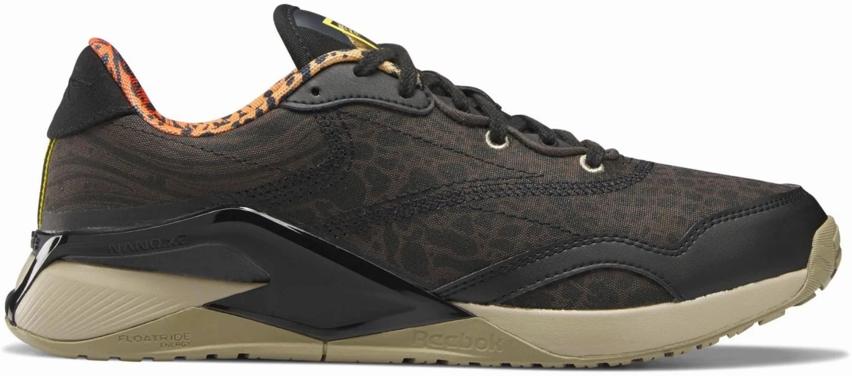 Flexible Construction Compression Molded Midsole Reebok Nano X2 Grow Training Shoes - Black