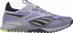 Abrasion Resistant Construction Reebok Nano X2 TR Adventure Womens Training Shoes - Purple