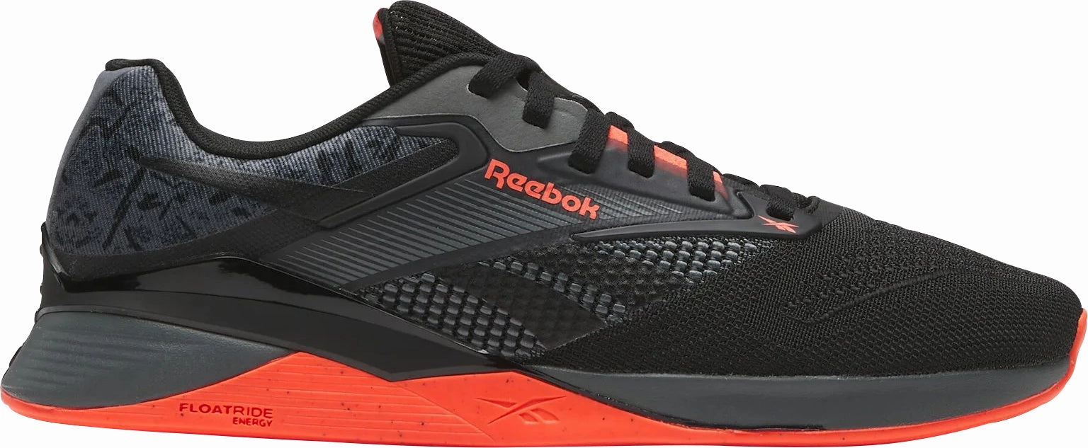 Reebok Nano X4 Mens Training Shoes - Black Pace Booster