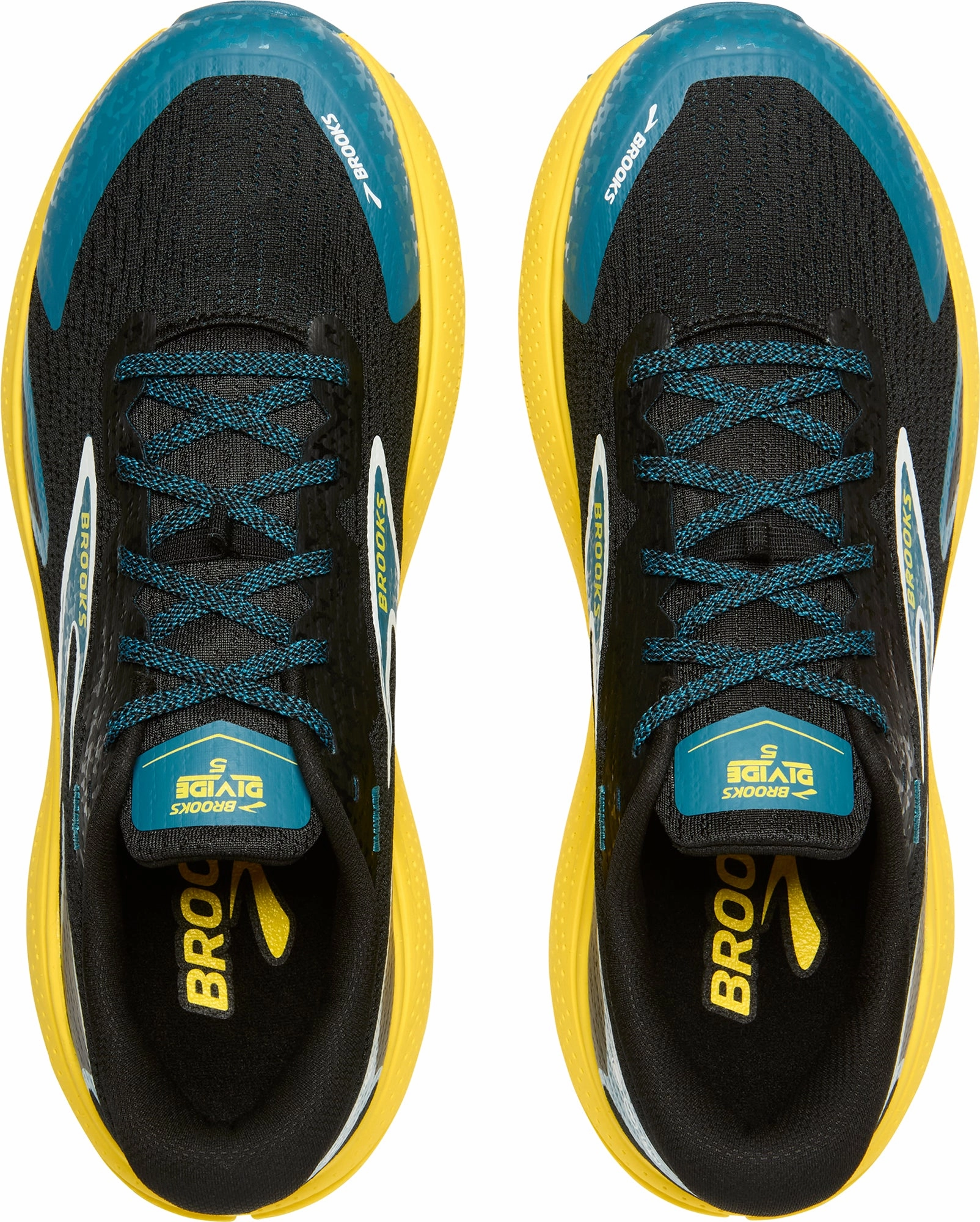 Brooks Divide 5 Mens Trail Running Shoes - Black tempo - run shoes scratch - resistant - finish - toughness shoes