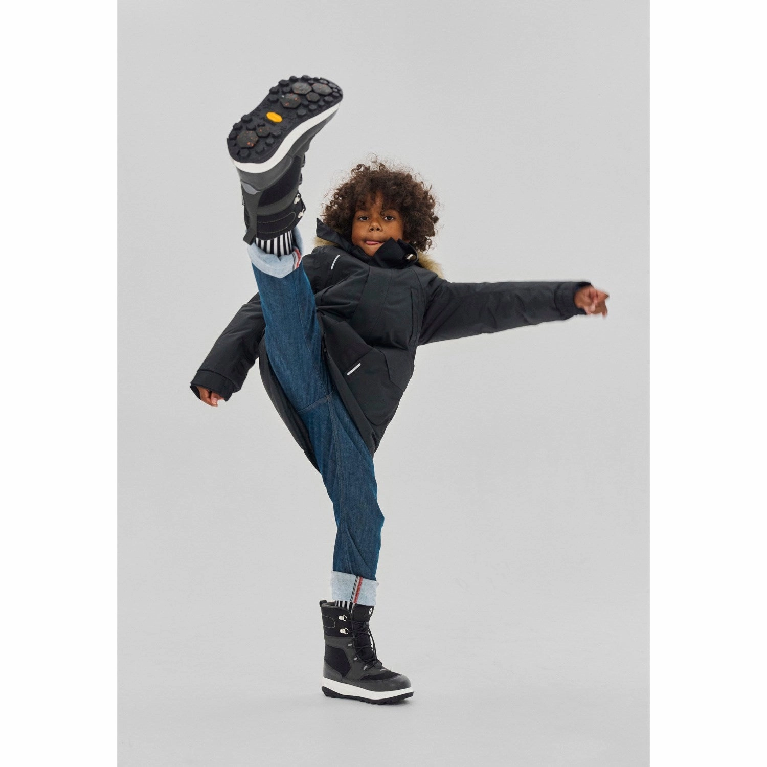 Comfortable compression Reima Black Reimatec Boots Laplander 2.0