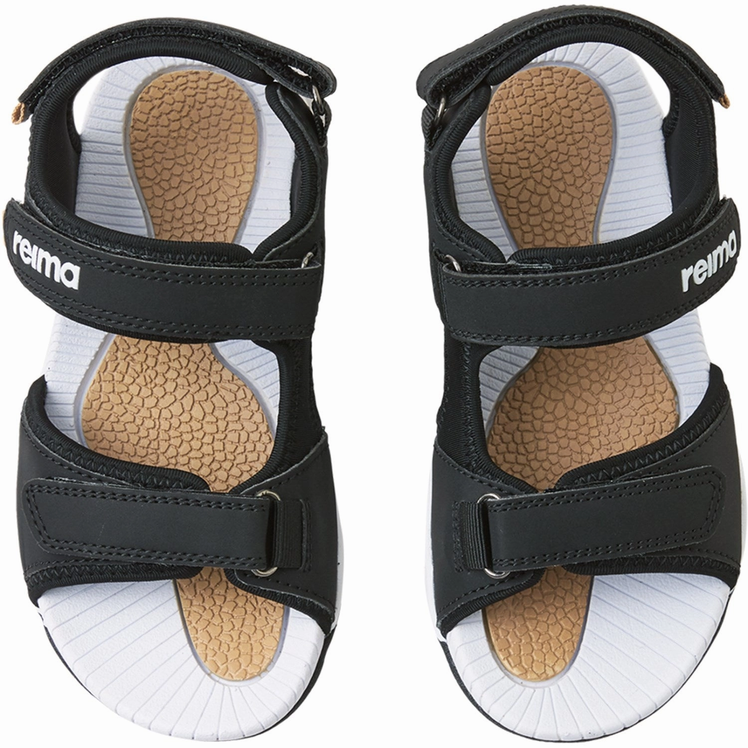 Reima Black Sandals Ratas Easy Fit Shoes Non Irritating Seams