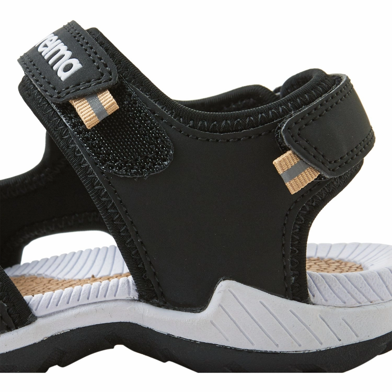 Relaxing Fit Reima Black Sandals Ratas