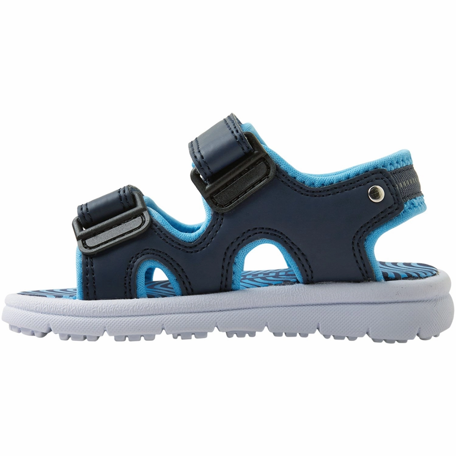 Beach Ready Sandals Breathable Footbed Reima Navy Sandals Bungee