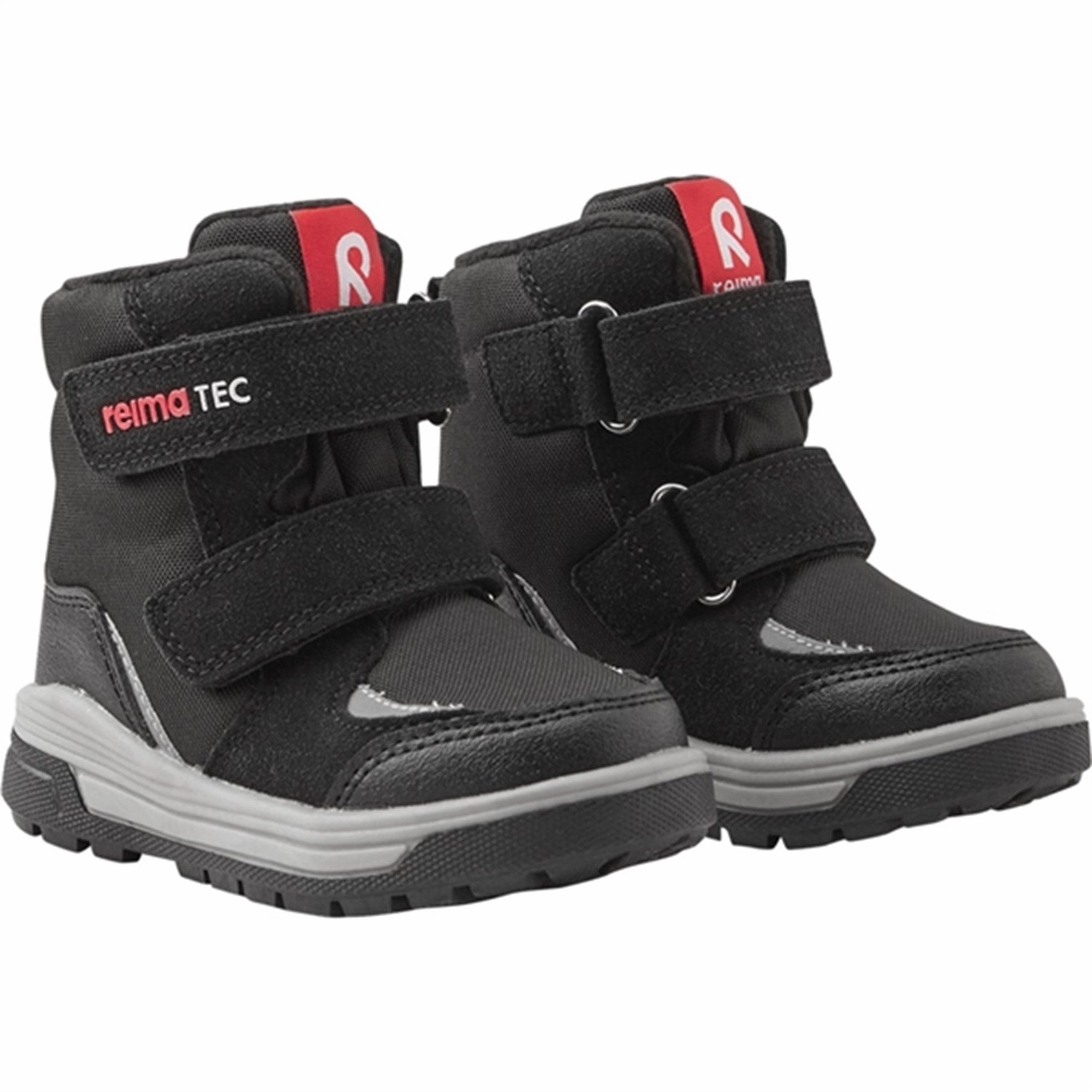 Reima Reimatec Waterproof Shoes Qing Black Arch Support System Padded Collar Support