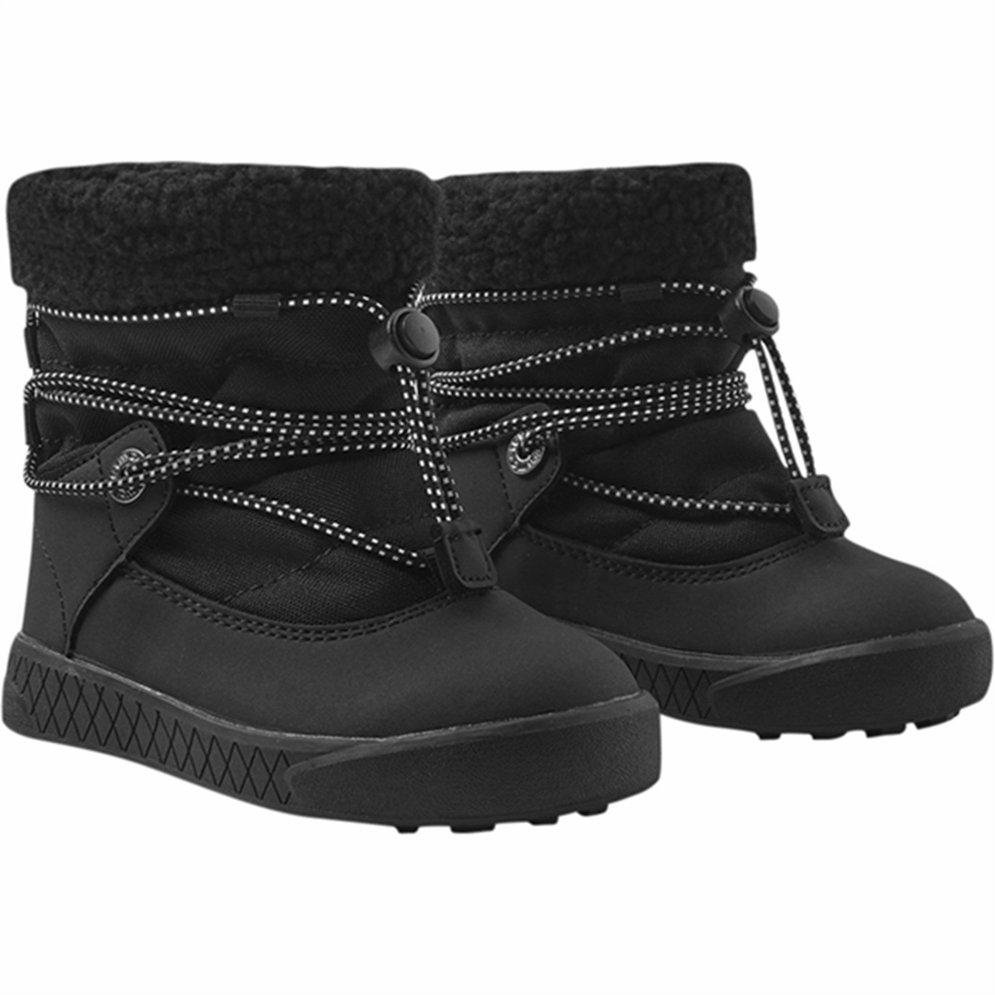 Reima Winter Boots Lumipallo Junior Black Seamless Comfort Winter Walker Quick Drying Hiking Trails
