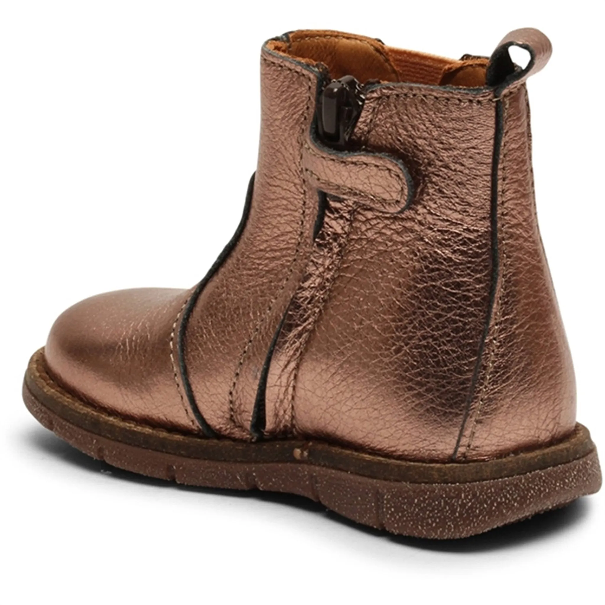 Anti-bacterial Bisgaard Maggie Boots Platin Crackle