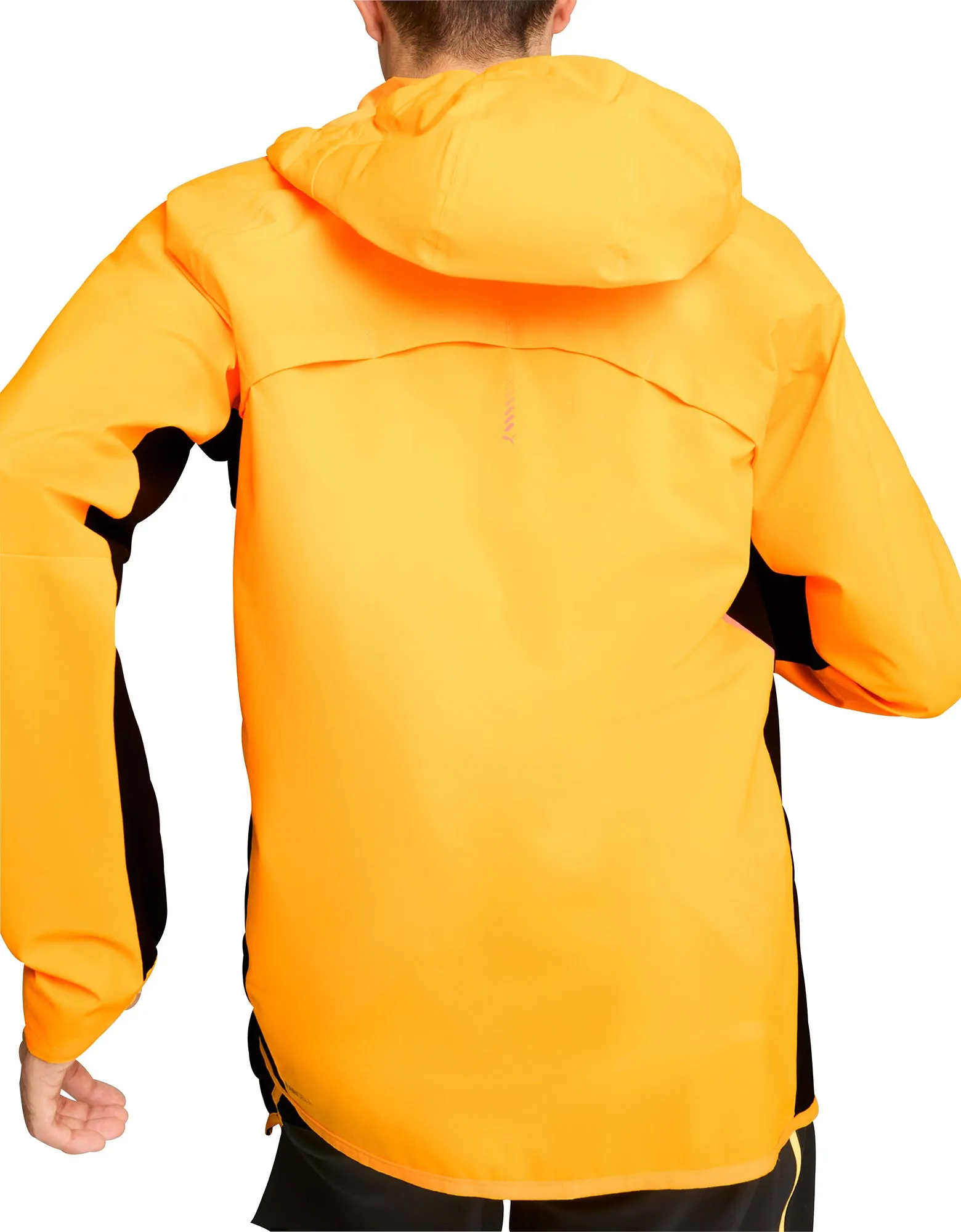 Puma Run Ultraweave Raincell Mens Running Jacket - Orange Customizable Fit