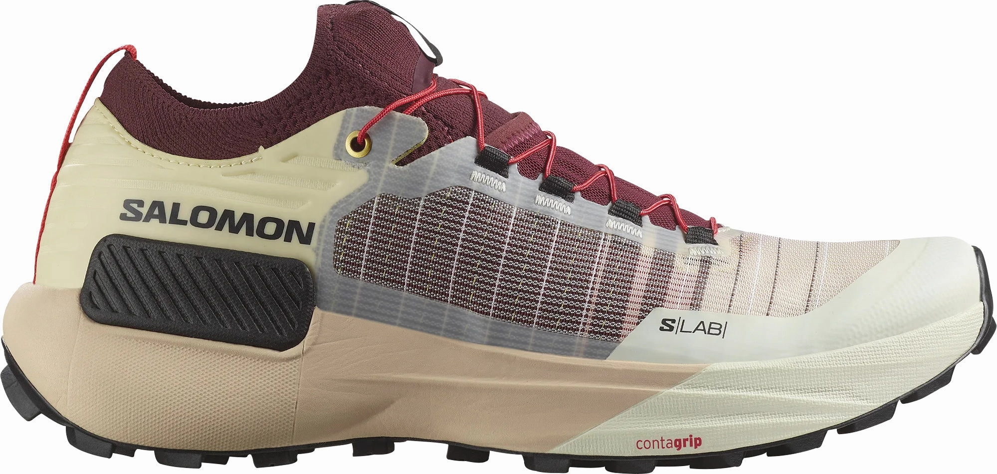Salomon S/Lab Genesis Trail Running Shoes - Cream Comfort Padding