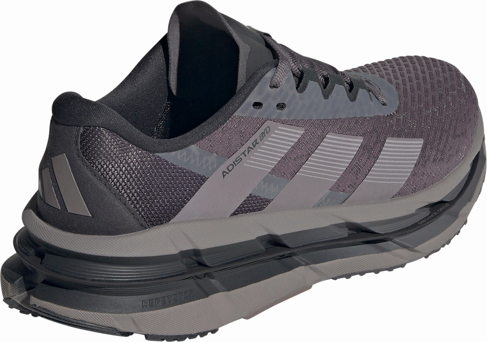 adidas Adistar BYD Womens Running Shoes - Grey track runner shoes Retro Style