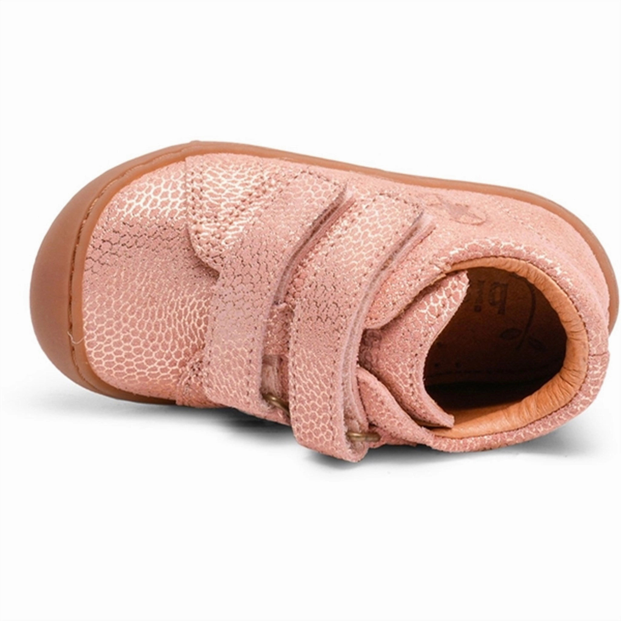 Lift Step LeatherMaterial Bisgaard Hale V Starter Shoes Blush Glitter