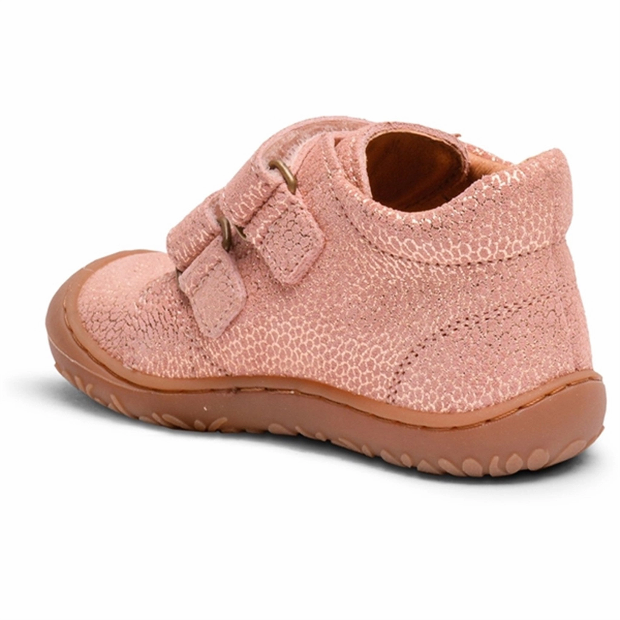 Bisgaard Hale V Starter Shoes Blush Glitter Vent Zones
