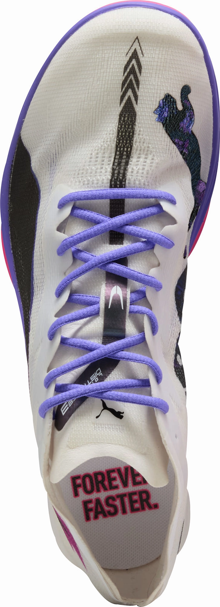 Puma Nitro Elite 3 Long Distance Running Spikes - White Energy Focus