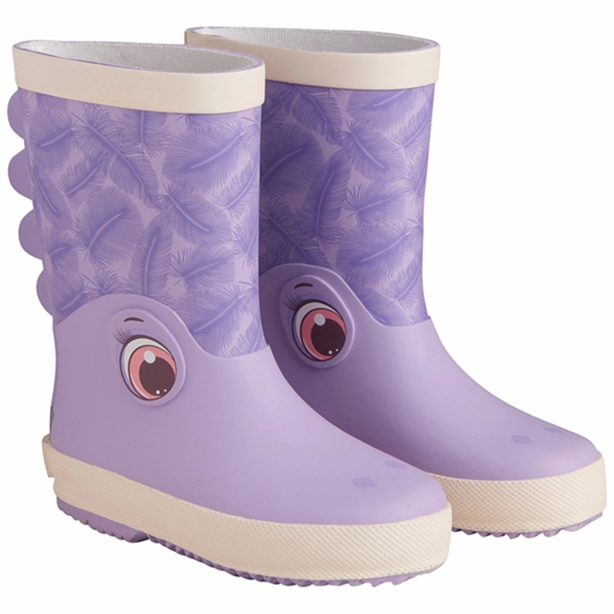 CeLaVi Wellies Paisley Purple Durable Material Non Marking Outsole