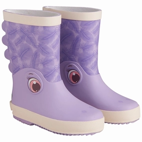 CeLaVi Wellies Paisley Purple Durable Material Non Marking Outsole