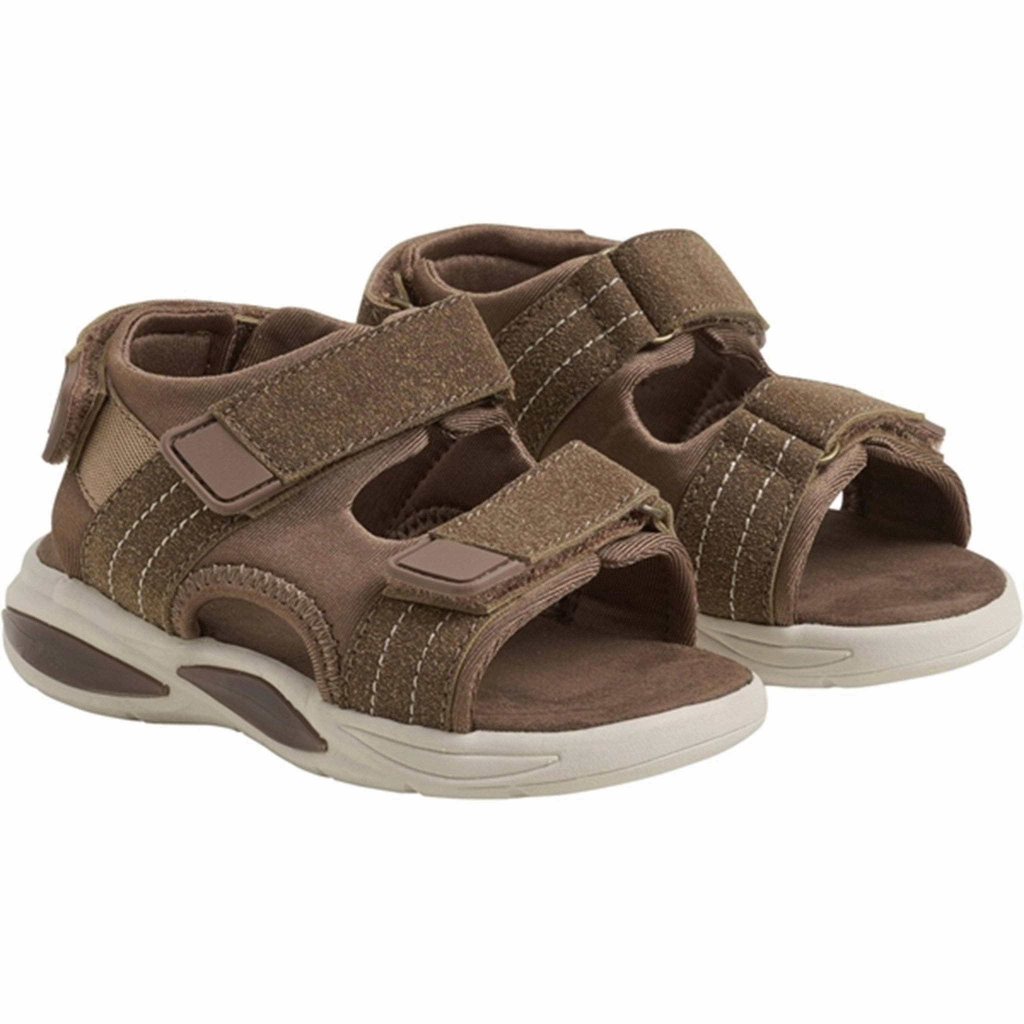 En Fant Sandal W. Light Acorn Flat Comfortable Tongue