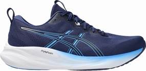 Wide Fit Option Asics Gel Pulse 16 Mens Running Shoes - Blue
