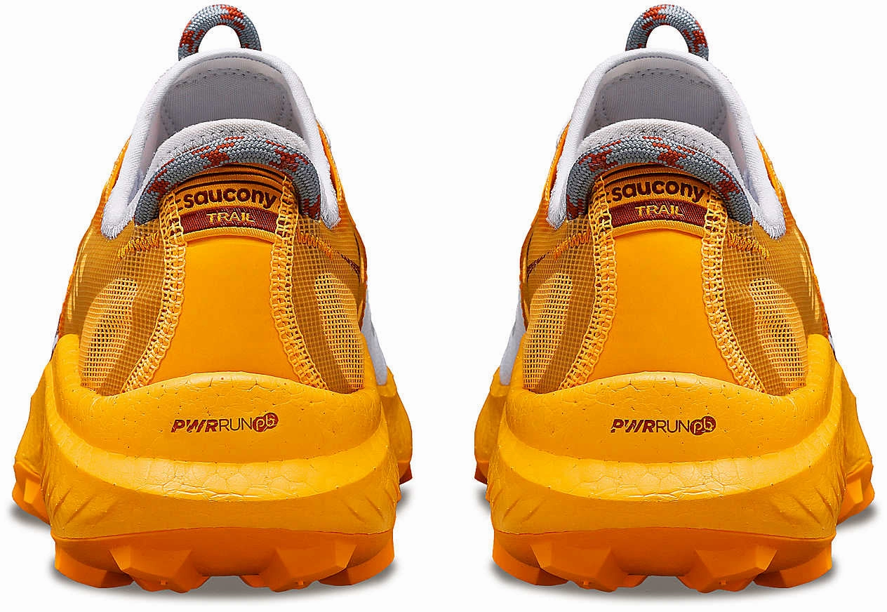 Strong - build running shoes for beginner female runners Saucony Endorphin Rift Womens Trail Running Shoes - Grey