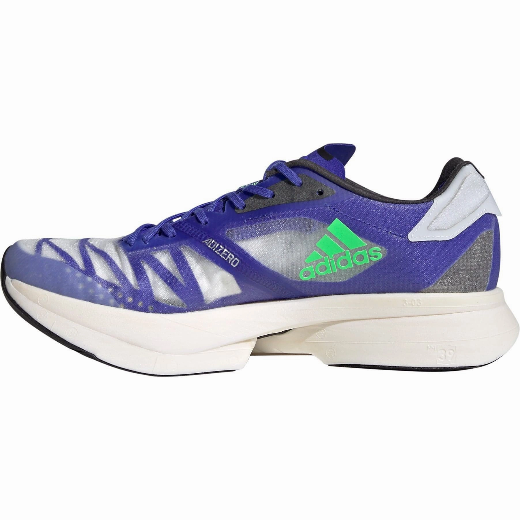 adidas Adizero Adios Pro 2 Running Shoes - Blue running in a valley shoes