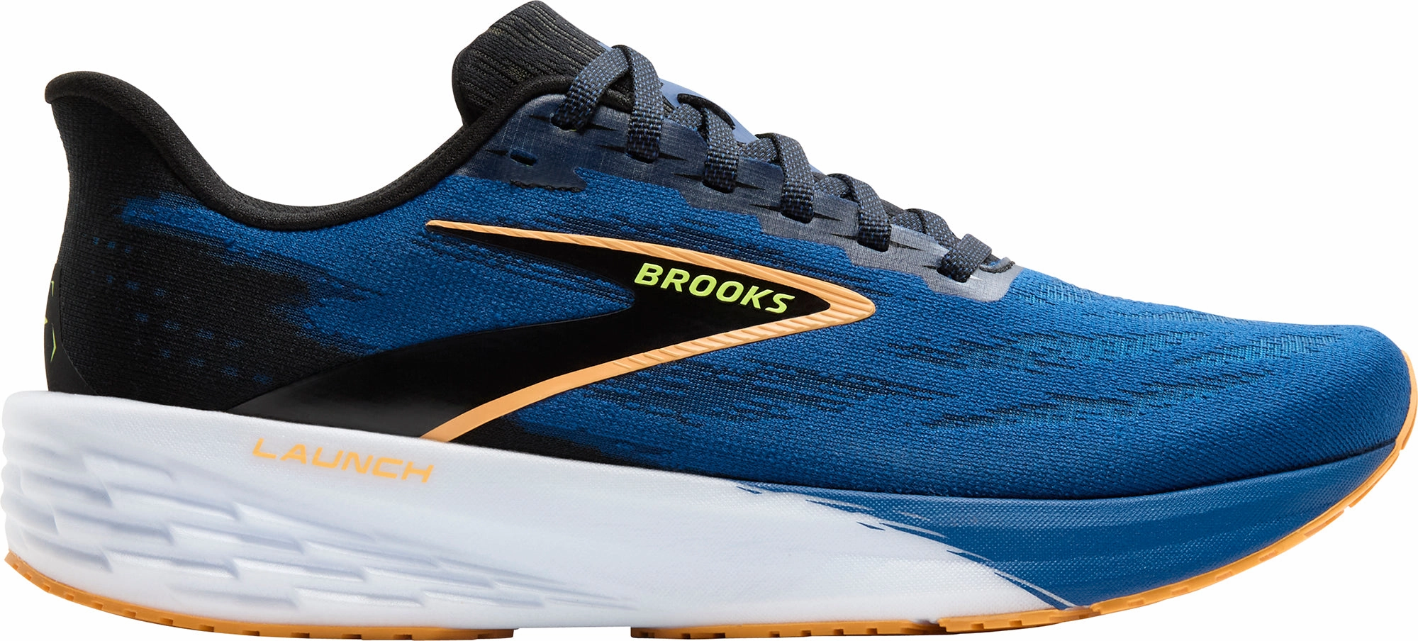 Mid Top Design Brooks Launch 11 Mens Running Shoes - Blue