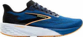 Mid Top Design Brooks Launch 11 Mens Running Shoes - Blue