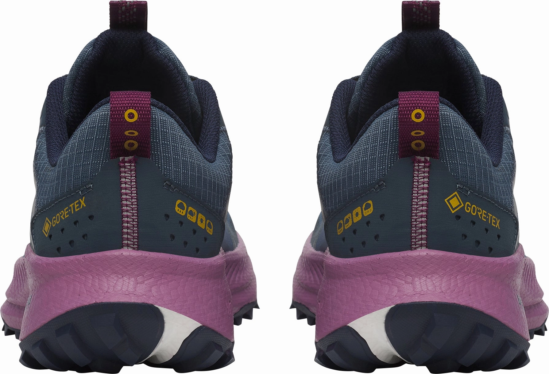 Athletic Look Bouncy Foam Compound Saucony Ride TR2 GORE-TEX Womens Trail Running Shoes - Blue