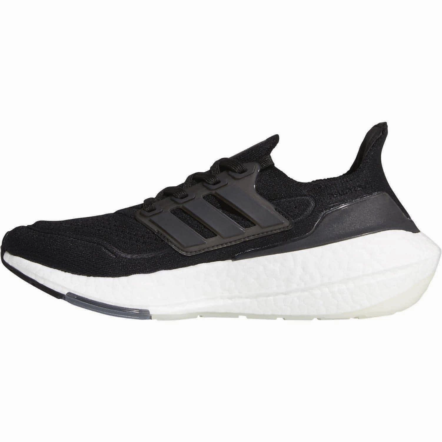 Energy Return Foam Technology Comfortable Outsole adidas Ultra Boost 21 Womens Running Shoes - Black