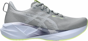 Asics NovaBlast 5 Womens Running Shoes - Grey adaptable shoes Stretchable Tongue