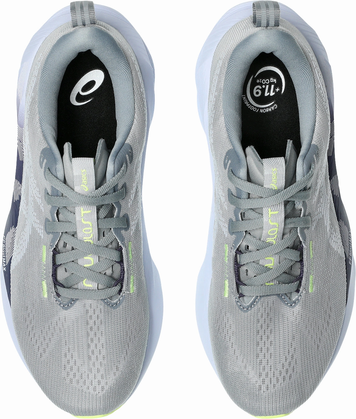 Asics NovaBlast 5 Womens Running Shoes - Grey Sporty Shoes Competitive