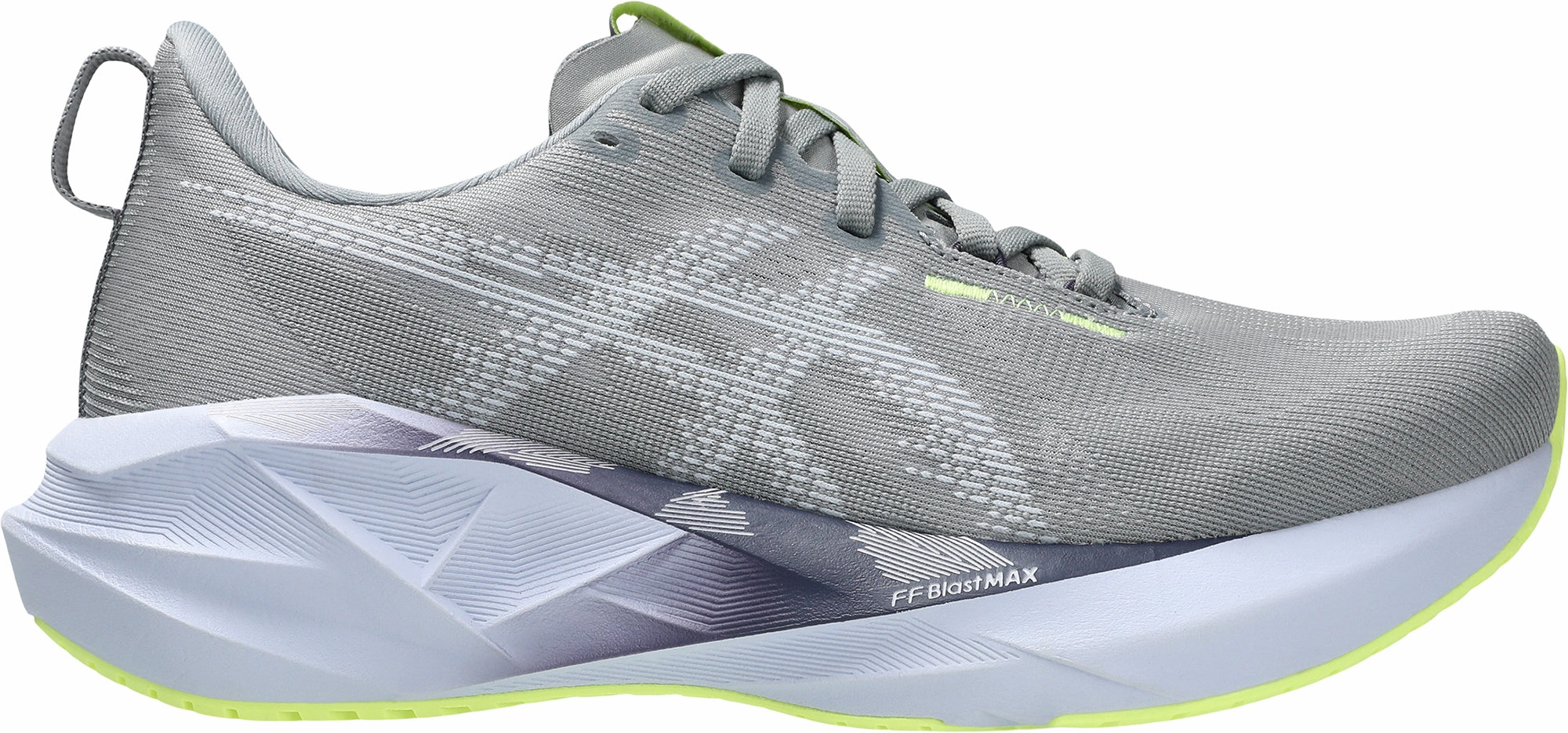Asics NovaBlast 5 Womens Running Shoes - Grey adaptable shoes Stretchable Tongue