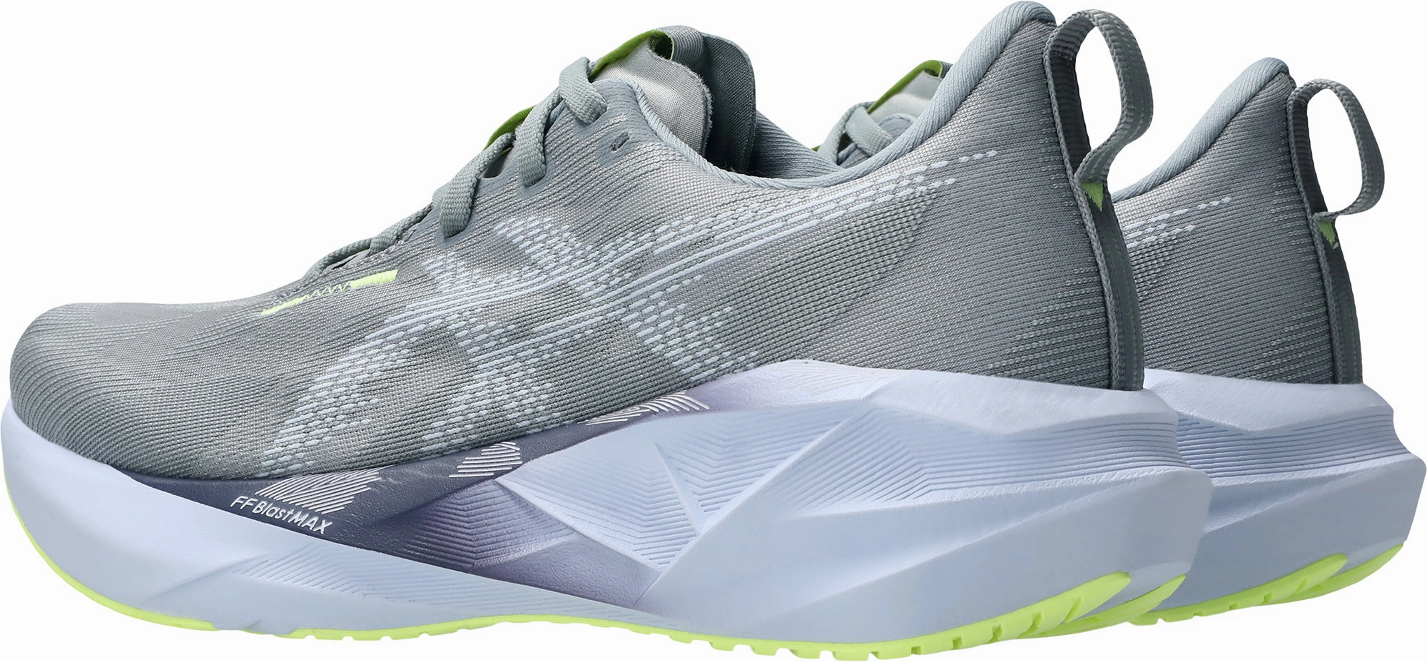 Asics NovaBlast 5 Womens Running Shoes - Grey Fluid Ride Tech mesh - upper - feature shoes