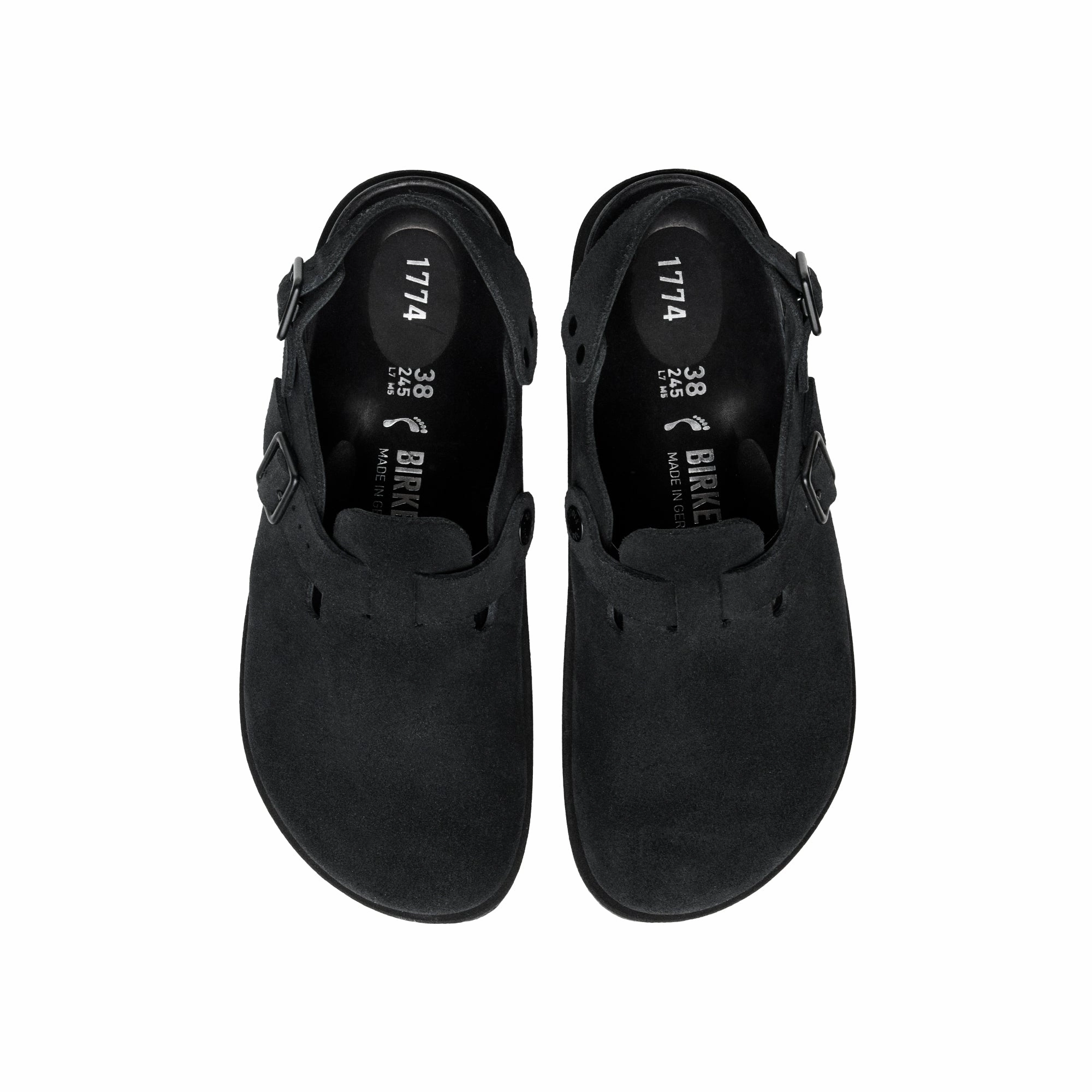 Elastic Heel Tab Birkenstock 1774 Womens IV Tokio Suede Leather Sandals