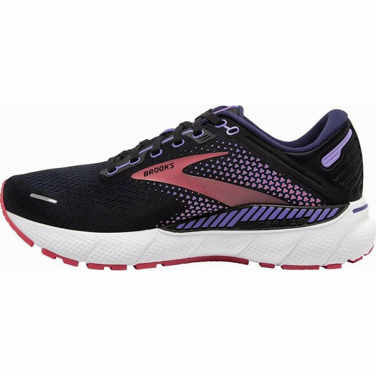 beach running shoe environment Brooks Adrenaline GTS 22 WIDE FIT Womens Running Shoes - Black