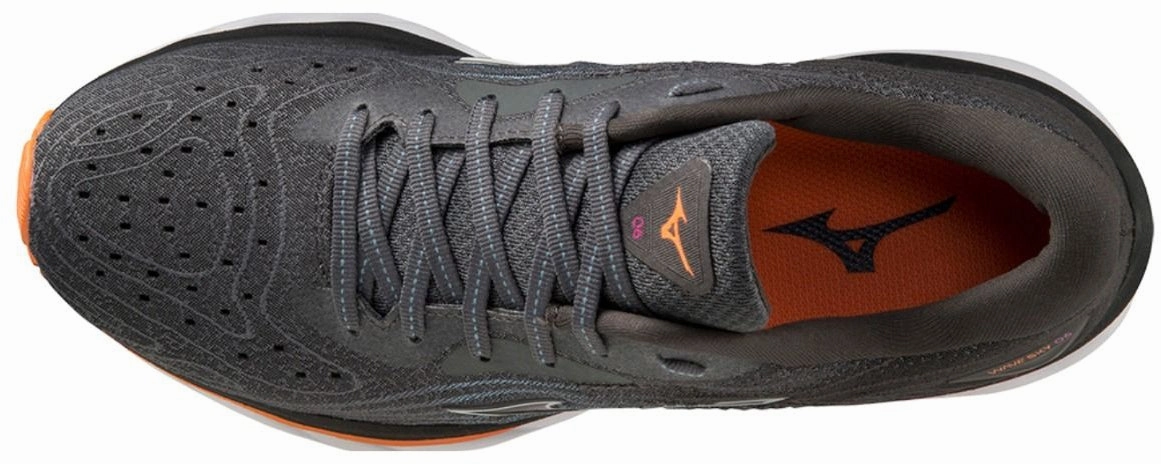 Mizuno Wave Sky 6 Womens Running Shoes - Grey synthetic leather