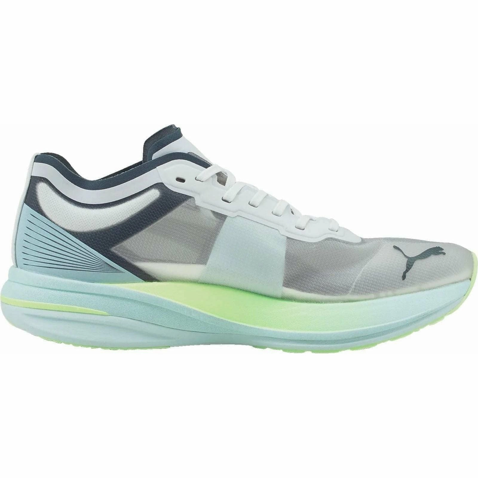 Comfortable Linings Puma Deviate Nitro Elite Racer Mens Running Shoes - White