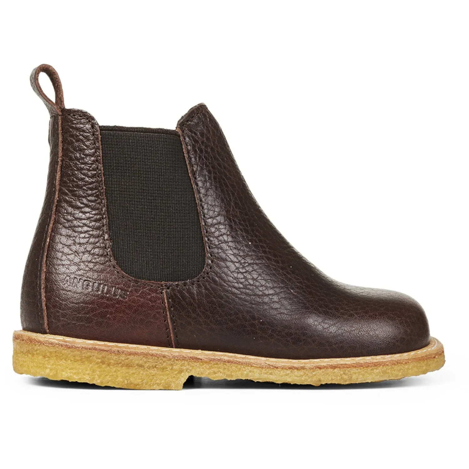 Angulus Dark Brown/Brown Classic Chelsea Boot with Elastic and Zipper Hydrophobic Upper Quick Drying Adventure Journey