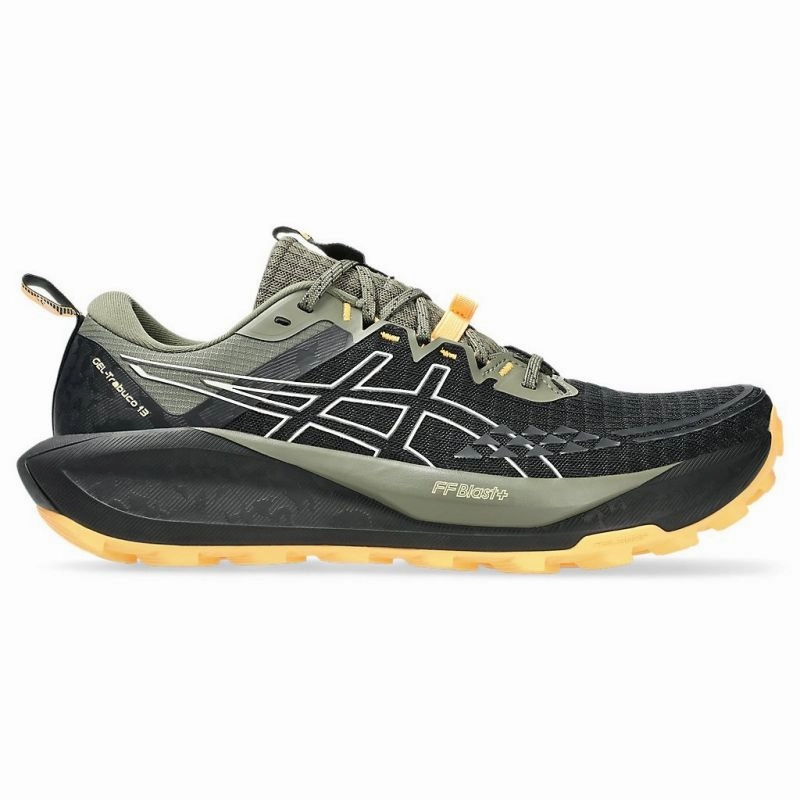 Ergonomic Ankle Collar ASICS GEL-Trabuco 13 D Mens Trail Running Shoes