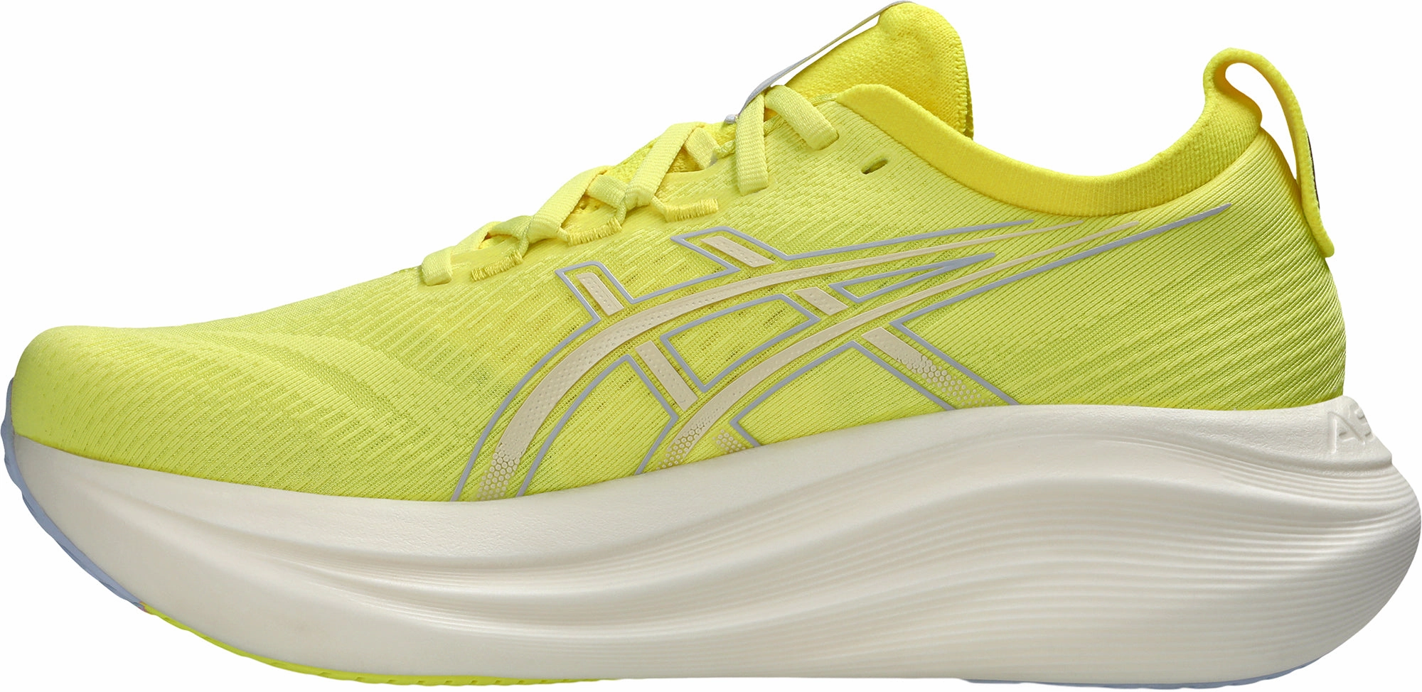 Asics Gel Nimbus 27 Mens Running Shoes - Yellow Soft foam Slippery Surface Running