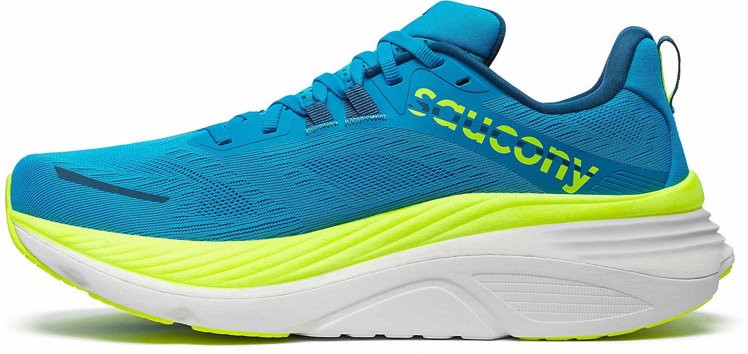 Long-Lasting Comfort Saucony Hurricane 24 Mens Running Shoes - Blue